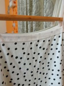White On Black Dots Inner 6 To 7 Age