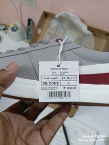 US Polo Assn Canvas Grey Sneakers For Men