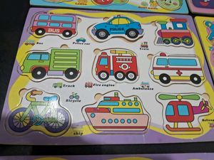 Kids&#39; Wooden Puzzles (4)
