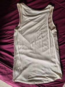 Gold Sleeveless Top