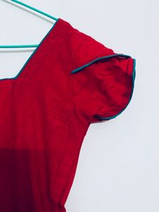 Red Kurtha Top