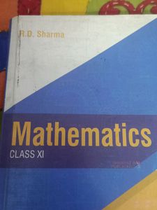 RD Sharma Mathematics Book For Class XI