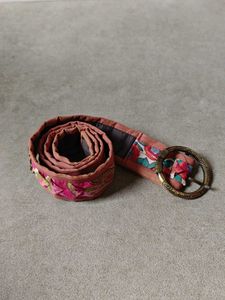 Patchwork Fabric Belt