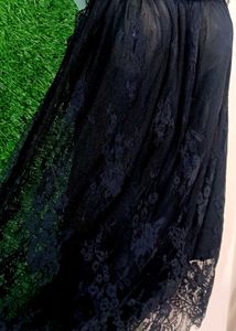 Lace Mesh Floral Princess Slip Dress