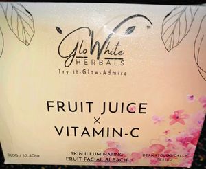 GloWhite Herbals Vit C Fruit Juice Facial Bleach
