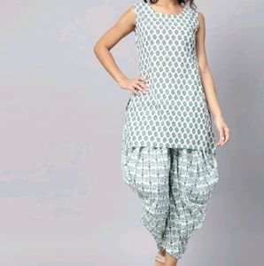 Kurti With Dhoti Pant Set