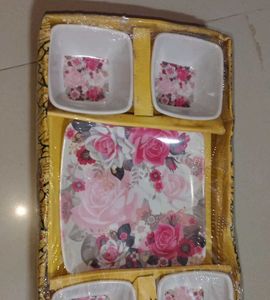 Set Of 2 Cups And 1 Plate