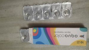 aquacolour Lens Pack Of 10 Stormy Gray