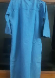 Denim Embroidery Kurta