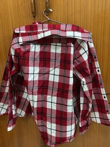 Red & White Plaid Shirt