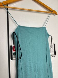 Blue Maxi Slip Dress