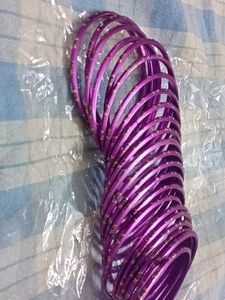 Red &amp; Purple Bangles