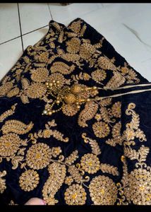 Black Embroidered Lehenga Choli