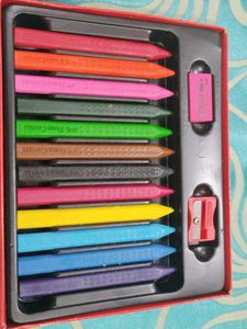 Faber Castel 12 Grip Erasable Crayons