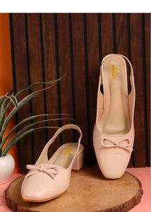 Cute Beige Ballet Flats
