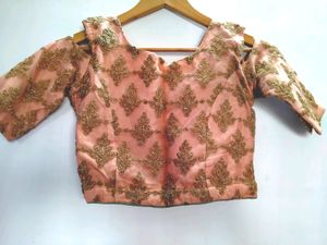PEACH &amp; SEA GREEN COLOUR CHOLI FOR WOMEN