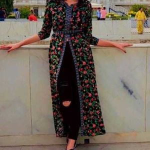 Floral Print Kurta