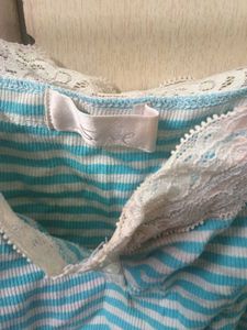 Striped Lace Cami Top