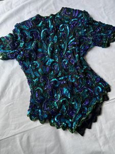 Kaleidoscope Sequinned Top