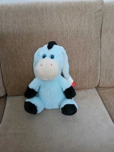 Cute Blue Donkey Plush