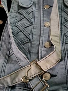 Denim Overalls Dress