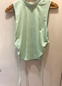 Mint Green Ruched Tank Top