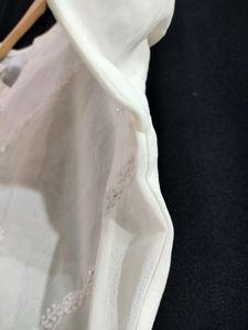 Women Off White ( Pale Yellowish) Fancy Top