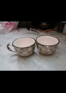 Pack of 1 Unique Marble Coffee Mug/Soup Cup