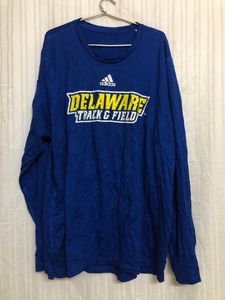 Adidas Blue Long Sleeve T Shirt