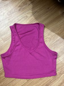 Cute Pink Crop Top