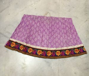 Comfortable Lavender Colour Cotton Kurti