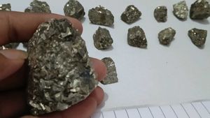 Natural Pyrite Stones
