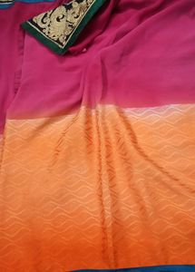 Double Shade Saree