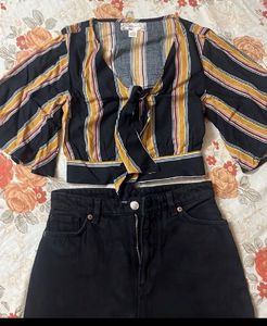 Jeans With Crop Top