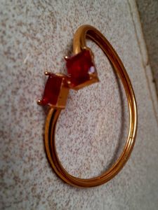 Red Gemstone Bangle