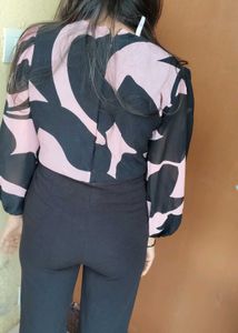 Chic Pink &amp; Black Jumpsuit👗✨🤌