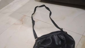 black sling bag