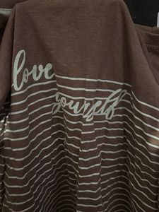 Love Yourself Striped Tee
