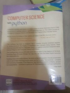 COMPUTER SCIENCE CLASS 11TH CBSE BOOK