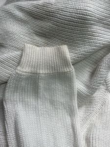 Cream Knit Pullover Sweater