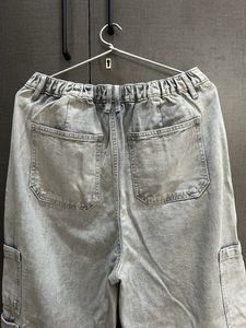 GREY CARGO BAGGY PANT