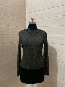 ONLY Sparkly Long Sleeve Top