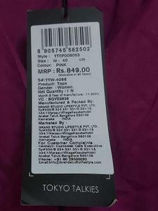 Tokiyo Talkies Pink Crop Top 🩷