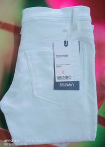 White Denim Jeans For Boys