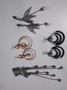 Set Of 4 Earrings