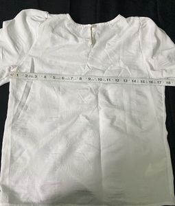 White Crop Top