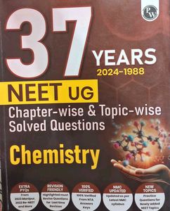 NEET UG Physics, Chemistry , Biology - 37 Years