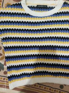 Striped Knit Sweater