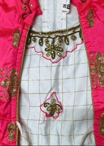 White Party Silk Frock