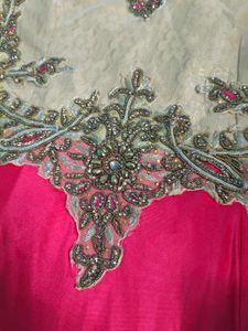 Elegant Red &amp; Gold Party Dress